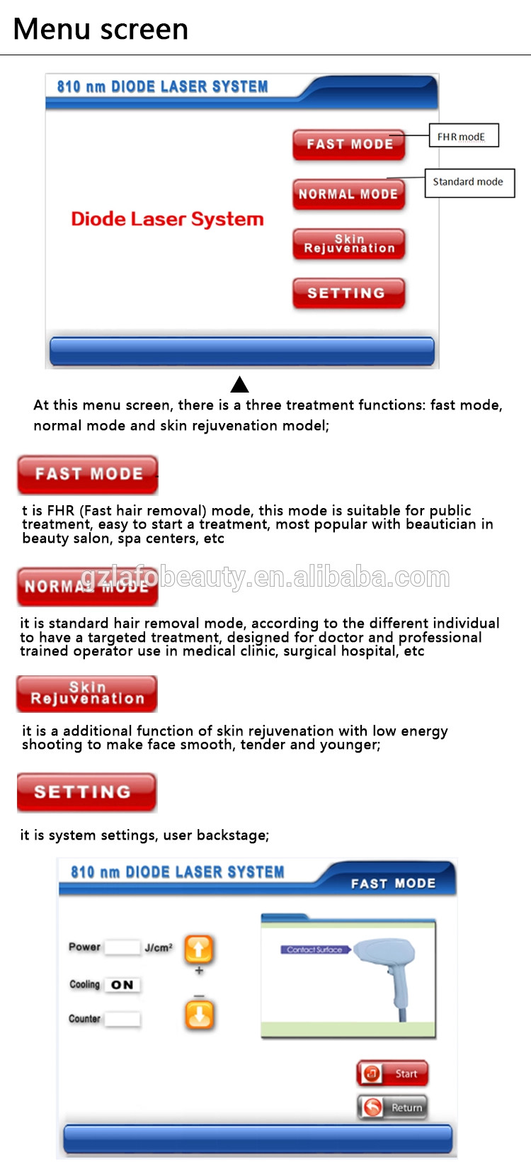 Portable CE approved 808nm laser medical machine diode hair removal laser machine price