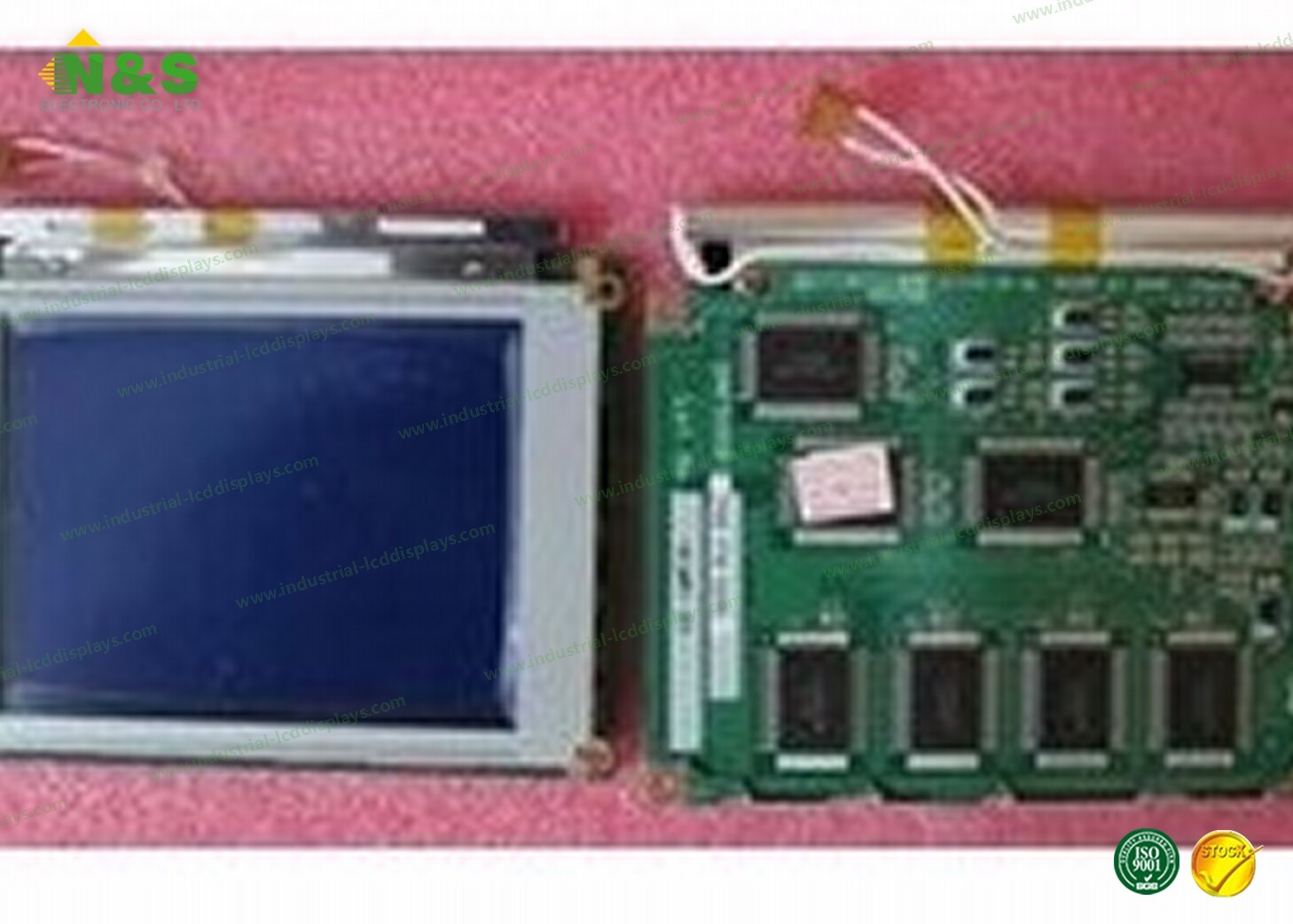 3.6" STN, Yellow/Green (Positive) Display DMF5002NY-EB Monochrome Panel Optrex LCD Display