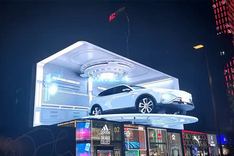Hd Wall Mounted Type Outdoor LED Displays Back Maintenance High Brightness Billboards