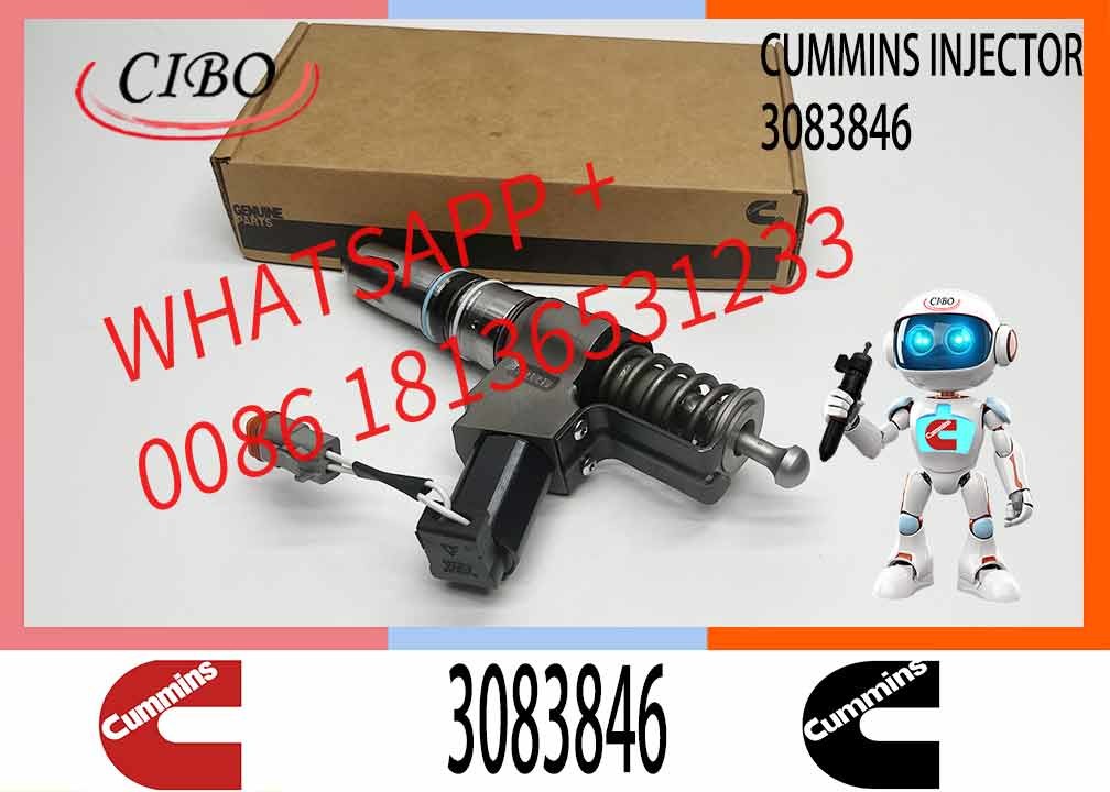 3083846 Diesel Fuel Injector N14 Common rail injector 3095086 3609796 3095040 3411763