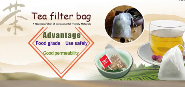 Food Grade Heat Sealing 125mm Paper Tea Filter Material Eco Friendly