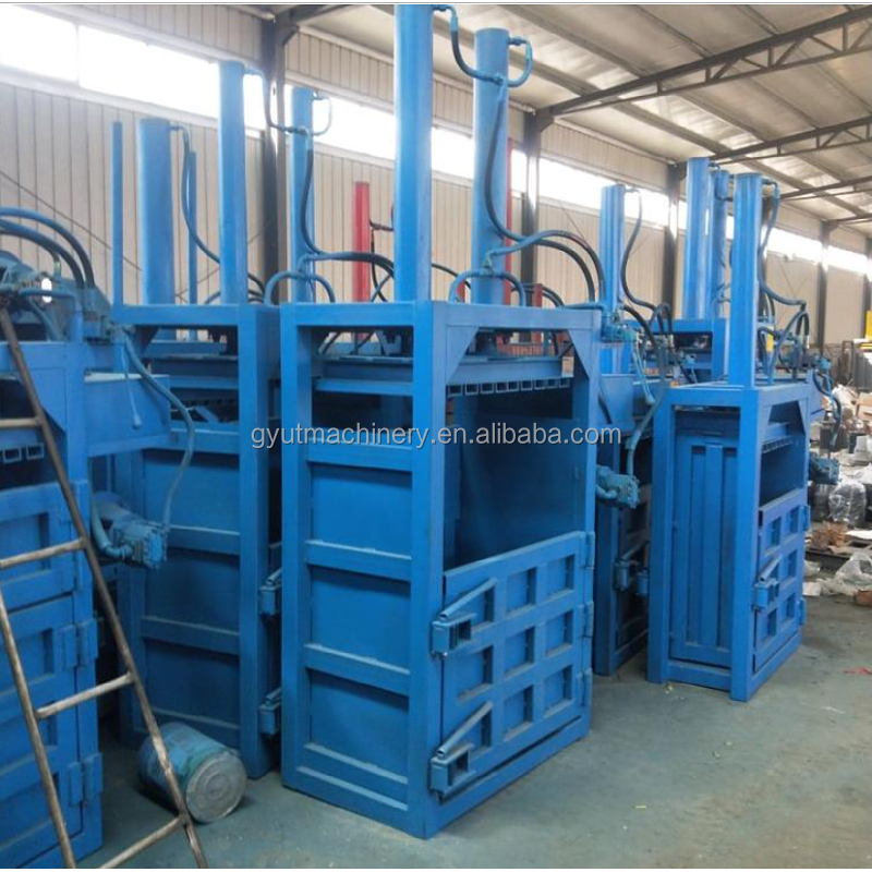 Carton Compress Baler Machine for Recycling Waste Paper Old Clothes