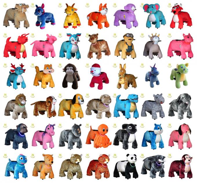 Hansel large size non coin stuffed animal ride electric ride on animal toy for shopping malls