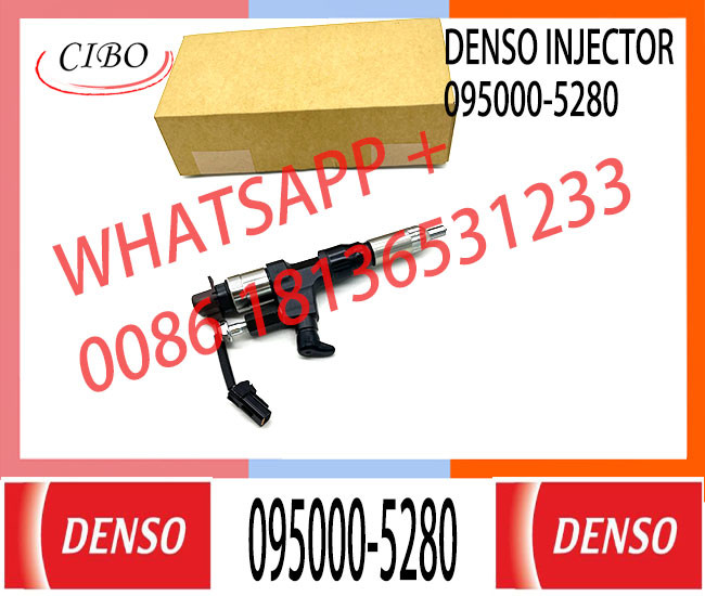 Neutral Diesel Fuel Common Rail Injector 095000-5280 For HI-NO 23910-1360