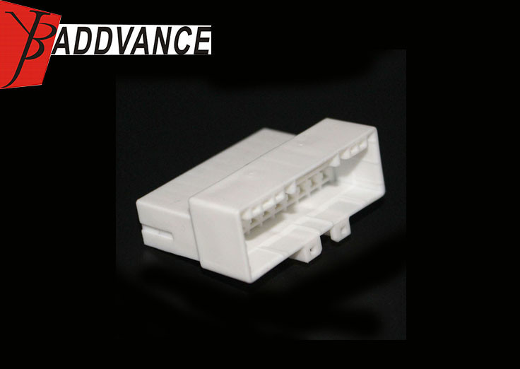 20 Pin Pbt Gf30 Male Electrical Connector Types White Color For Auto