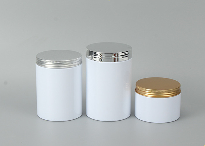 Food Grade Transparent 80ml 100ml 120ml 150ml 250ml 500ml 1000ml Frosted PET Plastic Jar With Gold Lid