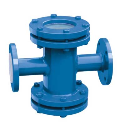 Fluorinated sight glass