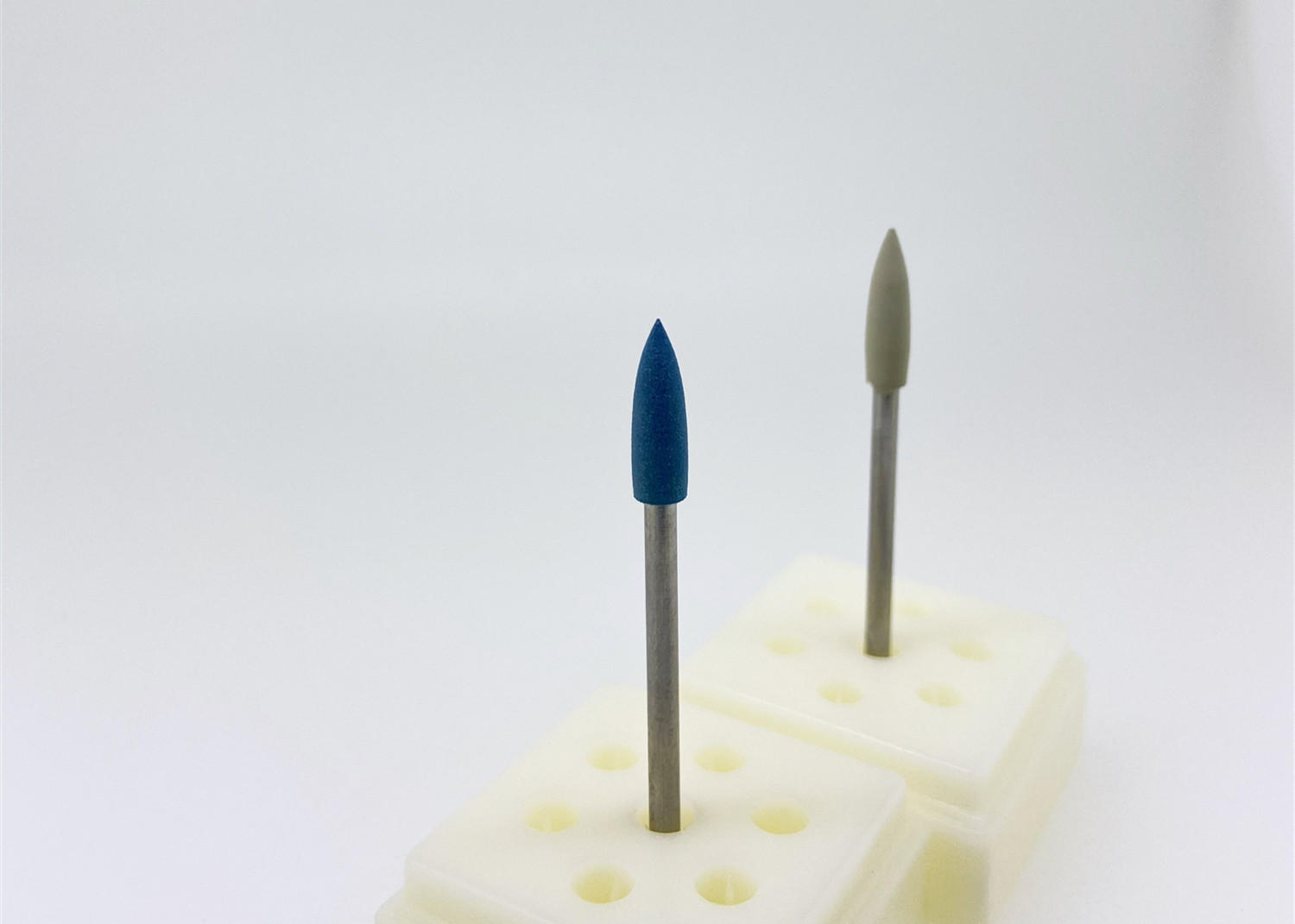 4mm Diameter Rubber Grinding Stone / Sintered Diamond Burs blue beige