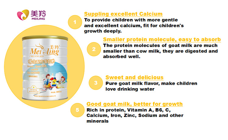 7 Years above Dry Instant Formula 800g Student goat Milk Powder