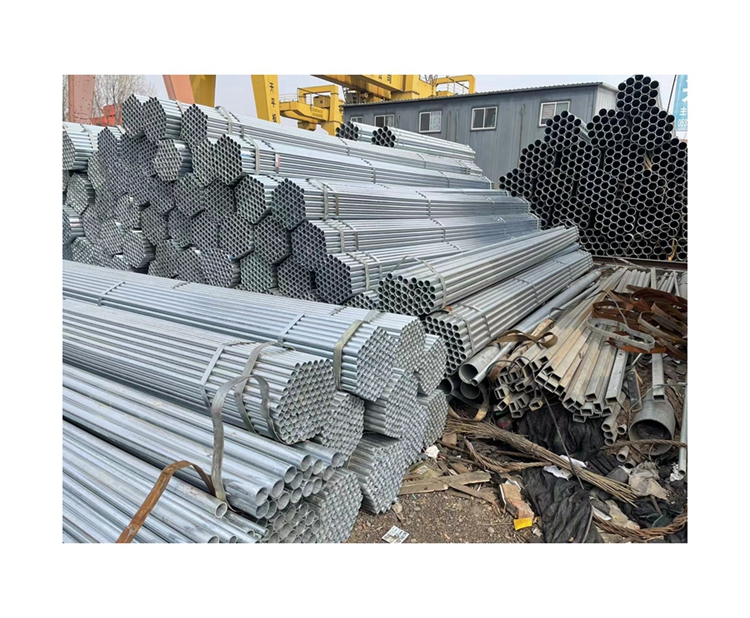 Q235B Polished GI Pipe Carbon Steel Round Hollow Tube Galvanized Iron