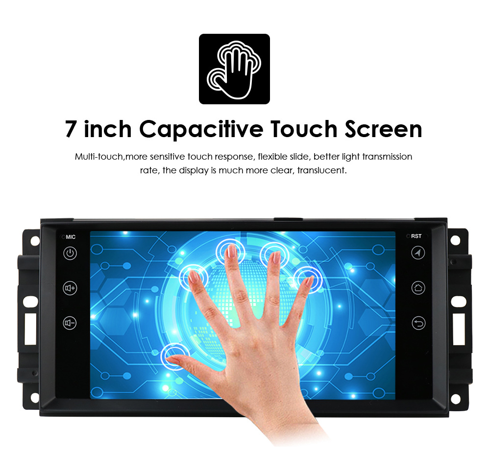 Universal Year Car Stereo 2 Din 7 Inch Carplay Car Radio Touch Screen Android Navigation Double Din Car Dvd Player