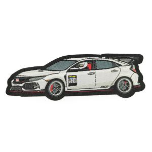 Durable Iron On Woven Patch Shape Customized Polyester Fabric Patch