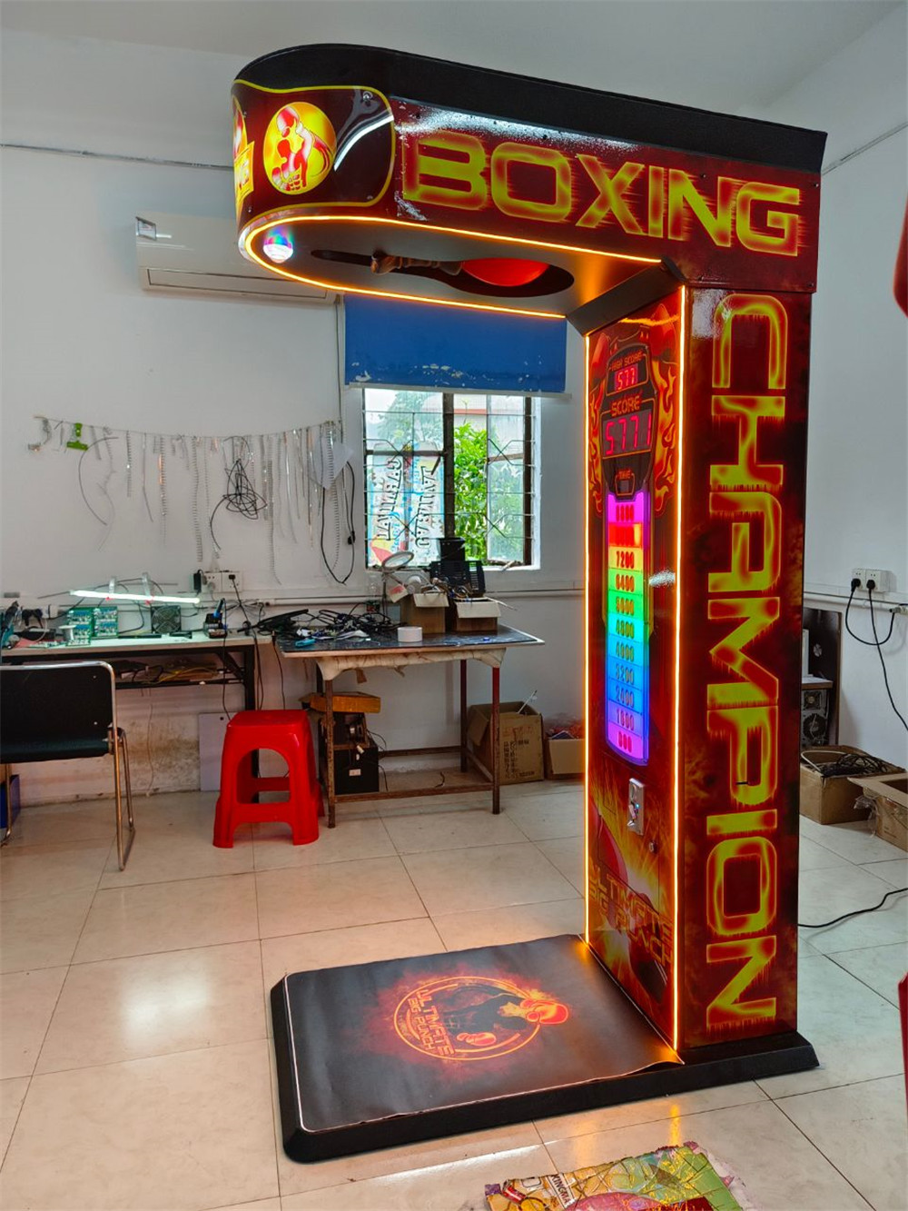 Electronic Boxing Sports Arcade Machine For Indoor Entertainment
