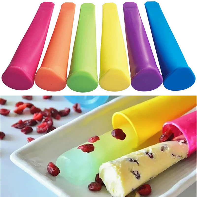 OEM Custom Silicone Ice Cream Pops Popsicle Molds Lollipop Freezer FDA