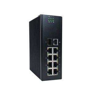 Buy cheap 10 Ports Industrial Ethernet Switch Managed 10M / 100M / 1000M DC 12V - 58V product