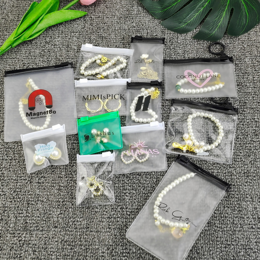 Resealable Transparent Plastic Bags for Jewelry and Multipurpose Storage