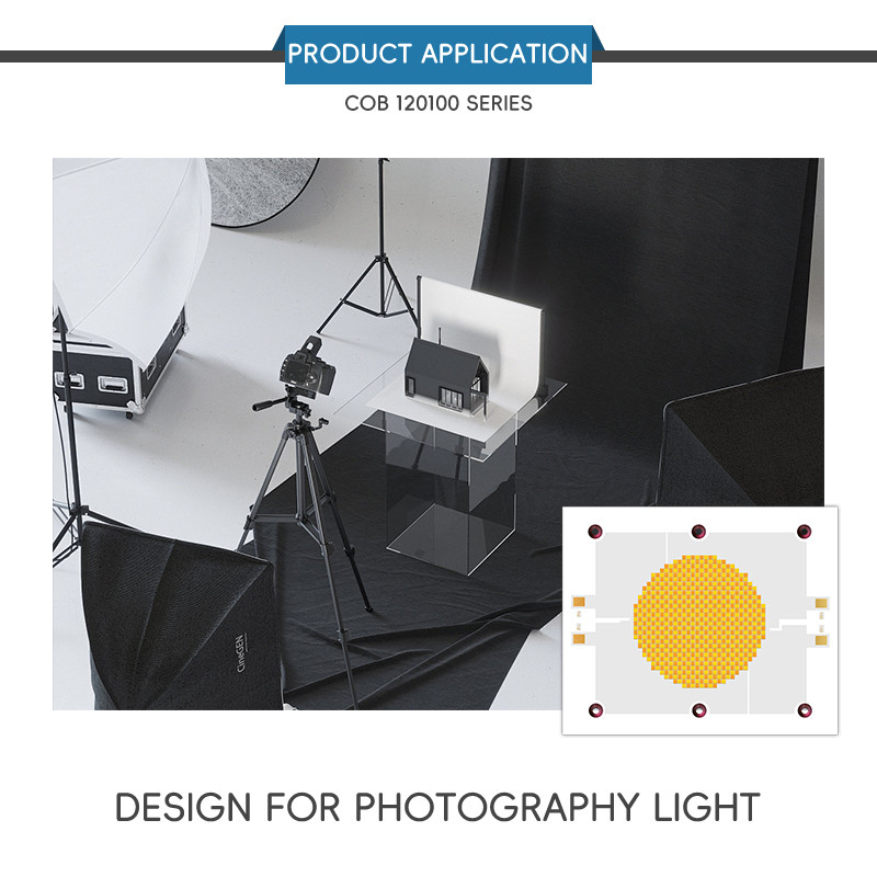 1200W Dual Color High Power LED COB CCT Warm White 2700K White 6500K Photography Light LED Chip