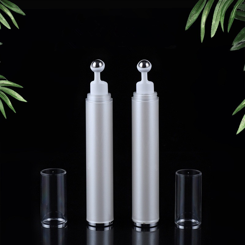 20ml Plastic Empty Luxury Acrylic Perfume Roll On Bottle With Massage Roller Ball
