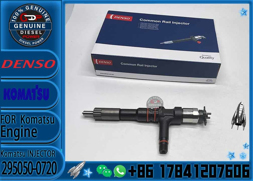 Good Quality Common Rail Injector 295050-0720 6252-11-3100 For KOMATSU PC490-10/PC490-11/HM300-3/HM300-5