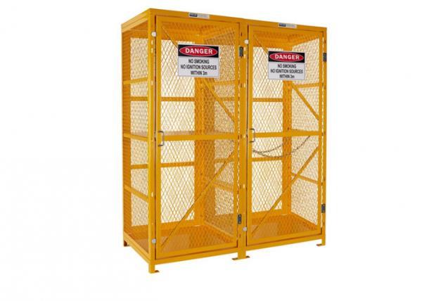 Quality 16 Cylinders Gas Tank  Cage Used For Gas Tank And Cylinder Locker for sale
