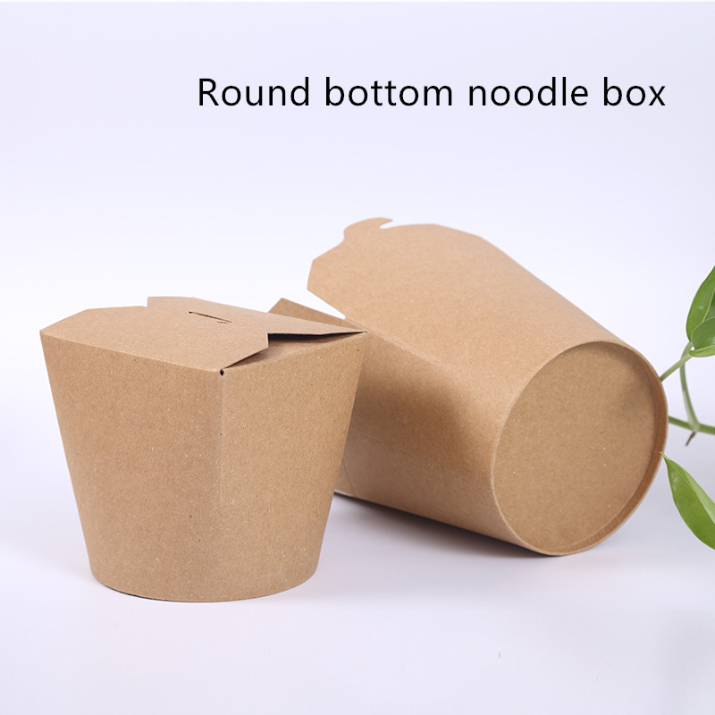 16oz 26oz 32oz Disposable Noodle Box With Round Bottom