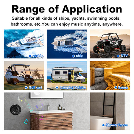 Wholesale Speaker Audio 60W Waterproof ABS Case 6.5 Inch Marine Speaker For Boat