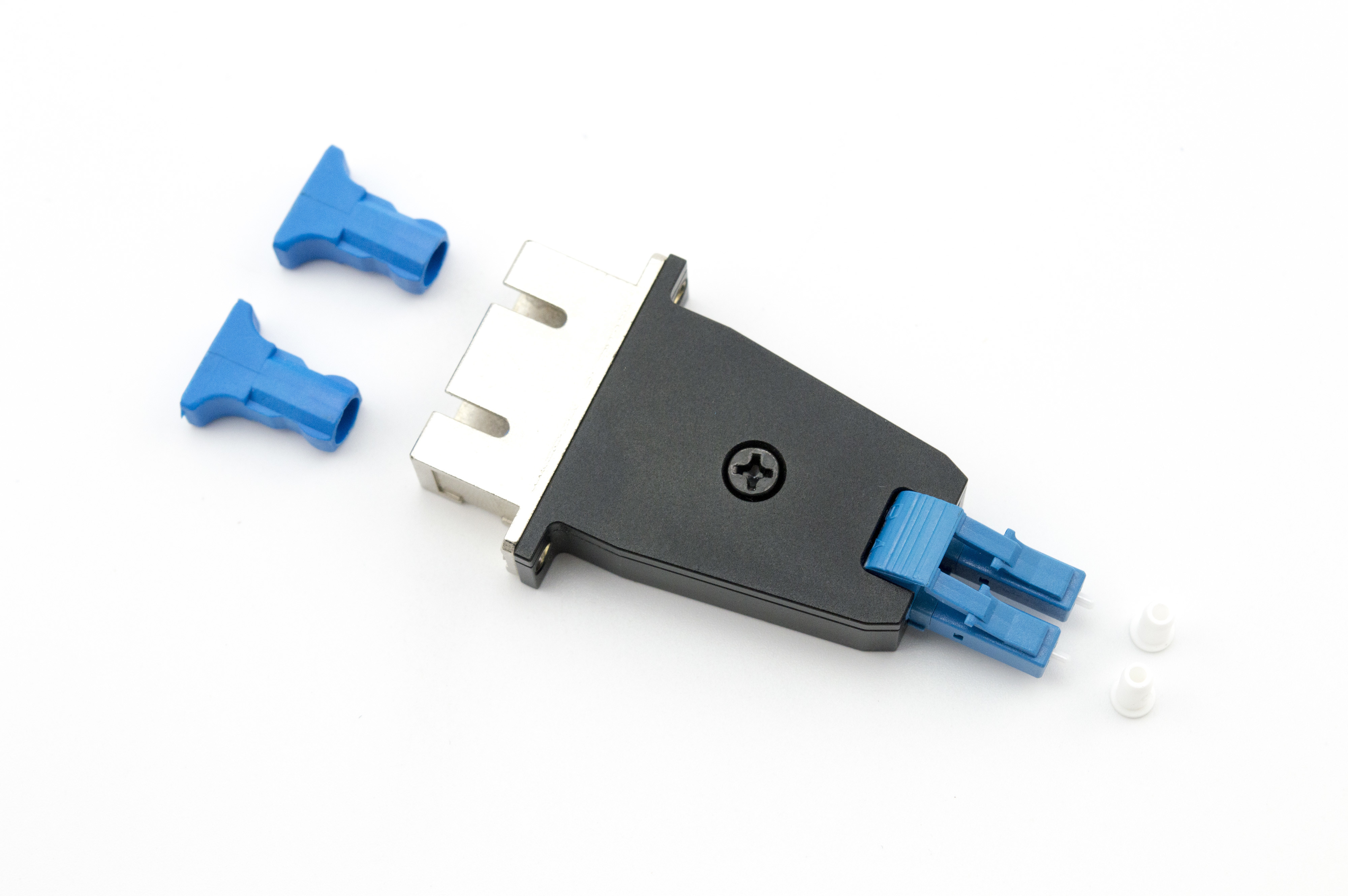 Singlemode fiber sc to lc adapter,Duplex / Simplex Fiber Optic Cable Connectors SC Female To LC Male Hybrid Adapters