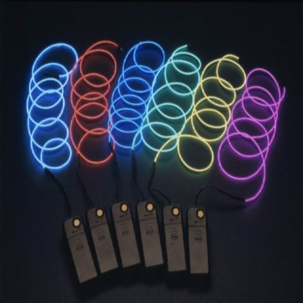 colorful flexible electroluminescent el wire with 1.4mm, 2.3mm,3.2mm,4.0mm,5.0mm sizes