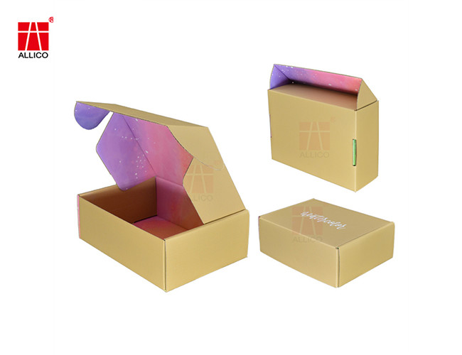 Silver Stamping Corrugated Mailing Boxes