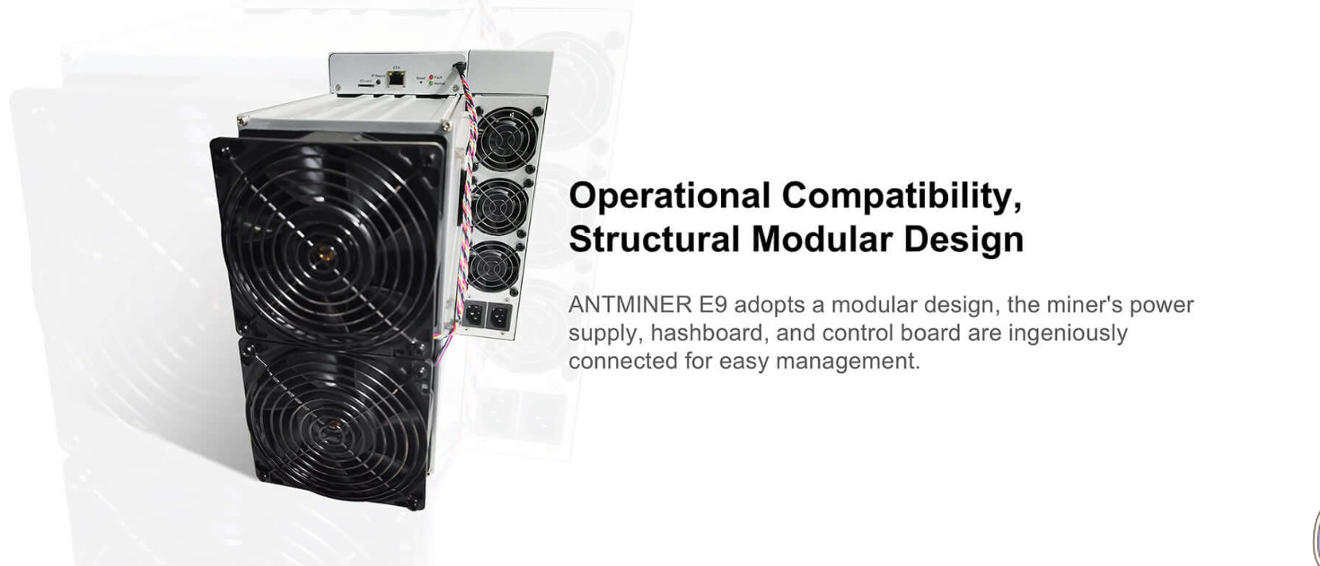 BITMAIN E9 ETC ASIC Miner 2400MH/S Most Profitable Mining Asic