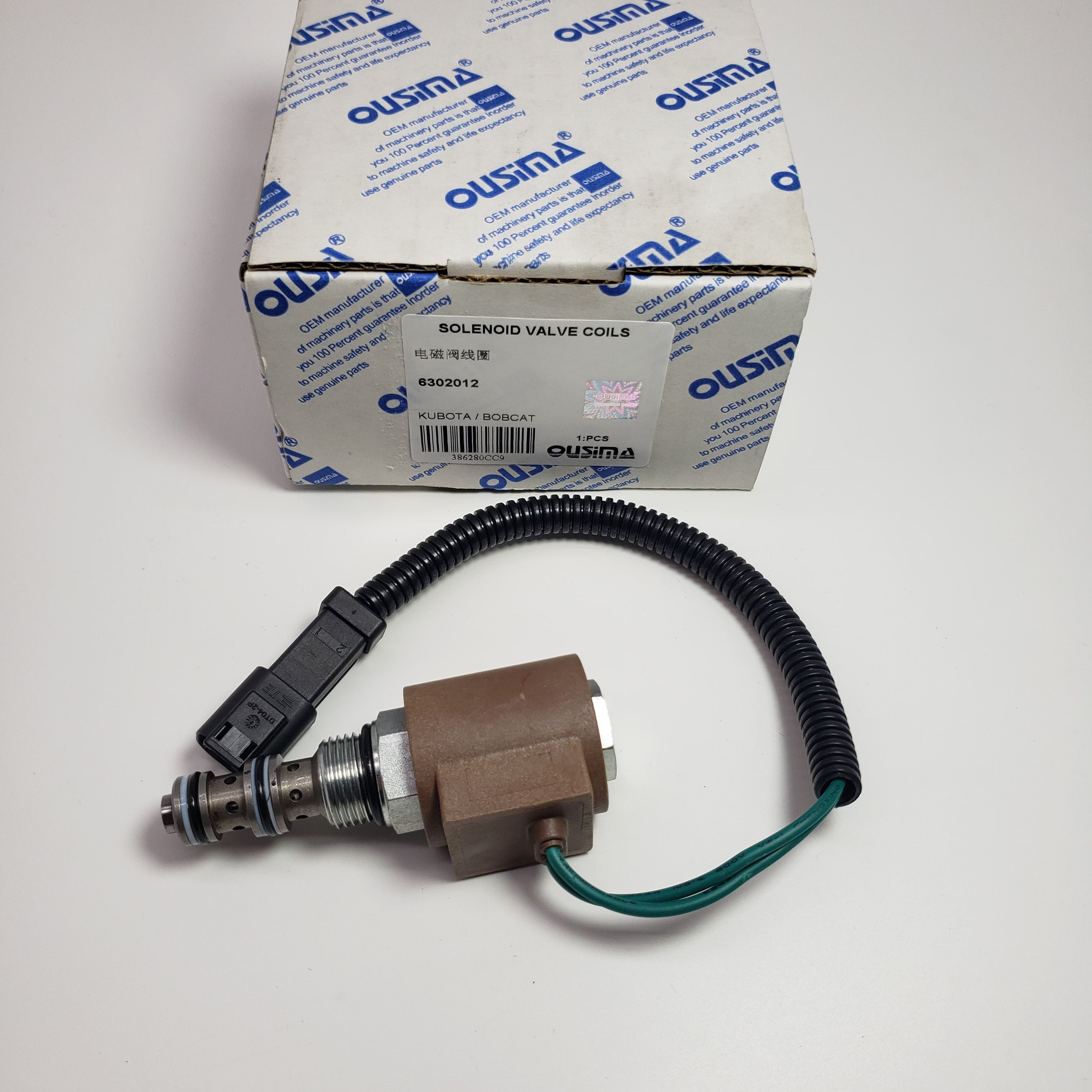 Eletrical Part Solenoid Valve Coils 6302012 For KUBOTA BOBCAT