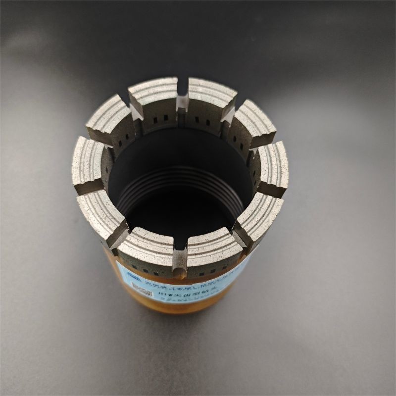 NTW Thin Wall Turbo Type Double Tube Diamond Core Drill Bit High Performance