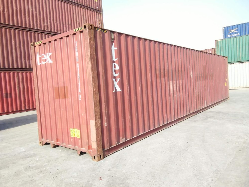 Chinese Stock Cargo Worthy 20ft Used Shipping Containers Internal Dimensions 5.899 x 2.352 x 2.393M 10 Years Around