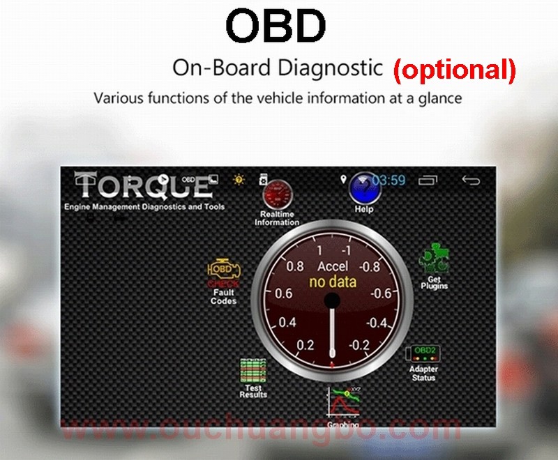 Ouchuangbo 14 inch digital screen dvd for Buick Excelle 2009-2014 with radio dual zone reverse camera androi 6.0 system
