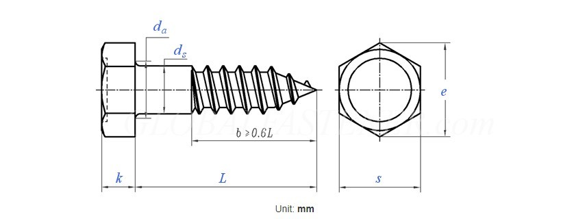 JIS B 1125 Cross Recessed Trumpet Head Self Drilling Tapping Screw