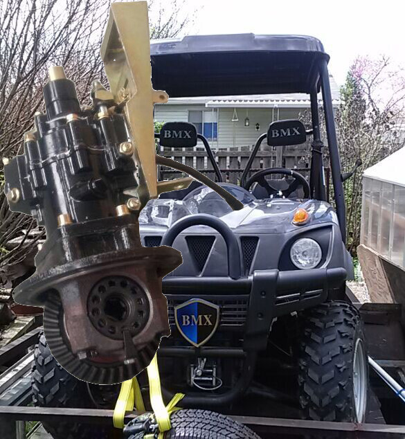 Reliable Forward Reverse Off Road Gearbox For XINYANG BMX XUV 300CC 4×2 Model