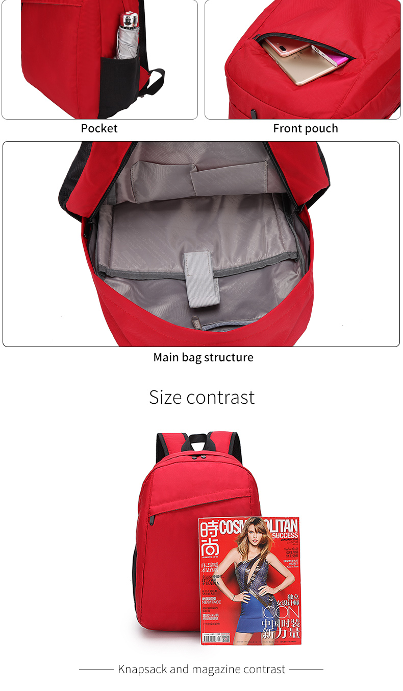 Wholesale custom logo fashion waterproof School Student Child Book backpack bag