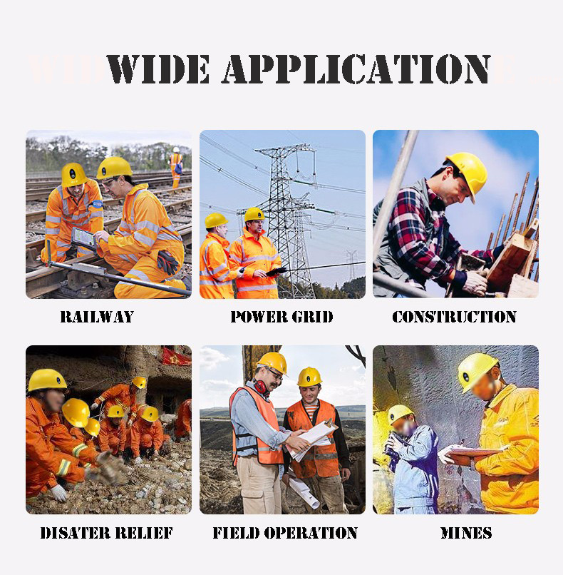 Hard hat Safety helmet 4G Real-Time GPS wifi live streaming for Mining Construction end software server