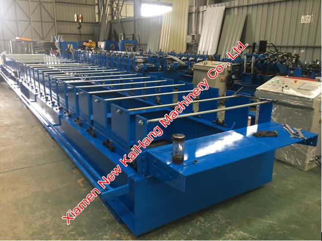 T8 roll forming machine for wall/roofing panel, 1220mm input, low rib, wall panel roll forming machine