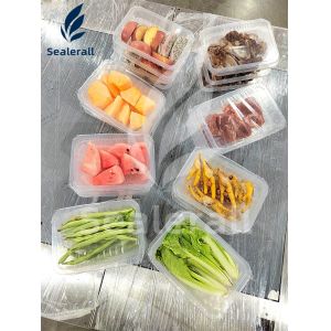 Buy cheap Fresh Meat MAP Packaging Sealer Machine Automatic Tray Sealing Machine product