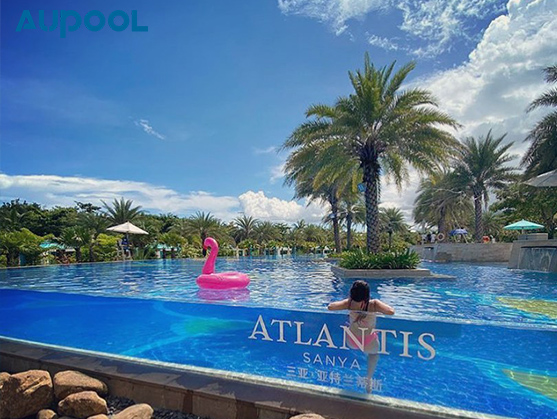 Private Villa Garden Acrylic Glass Pool Resistant To Weather Floor Swimming Pool