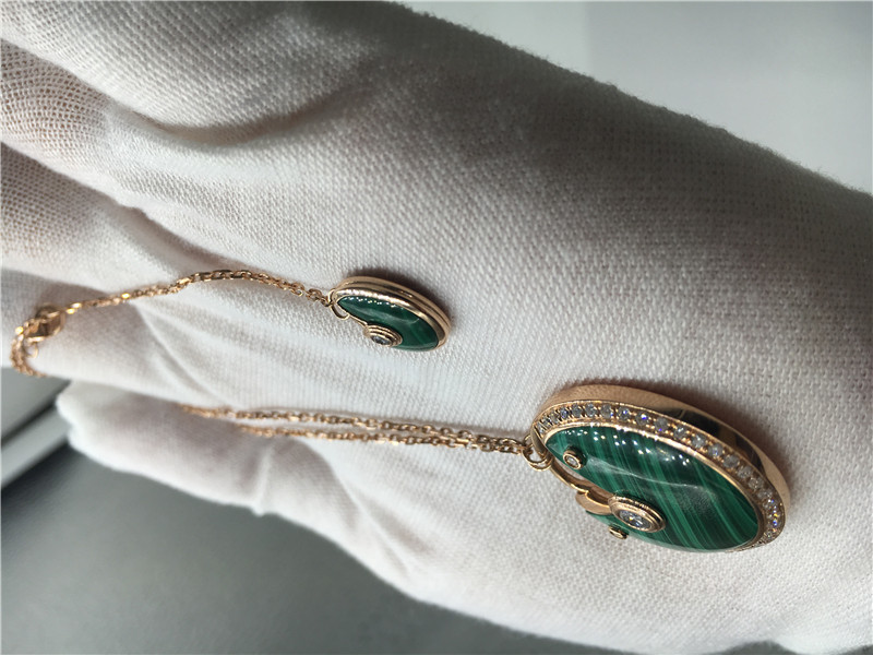 Malachite High End Custom Jewelry Amulette De Necklace For Women