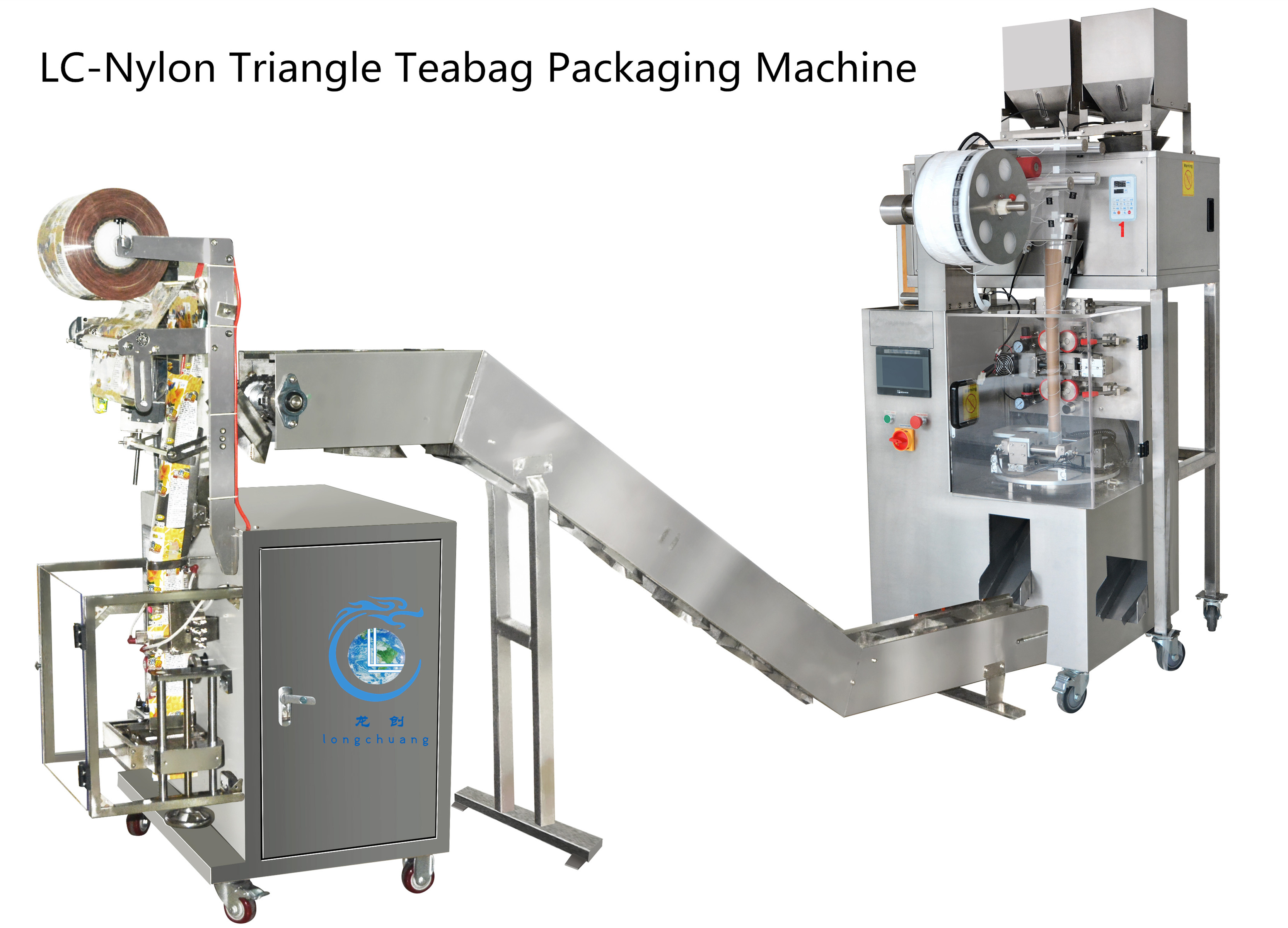 Chinese Wolfberry TeaBag Packaging Machine Nylon pyramid tea packing machine