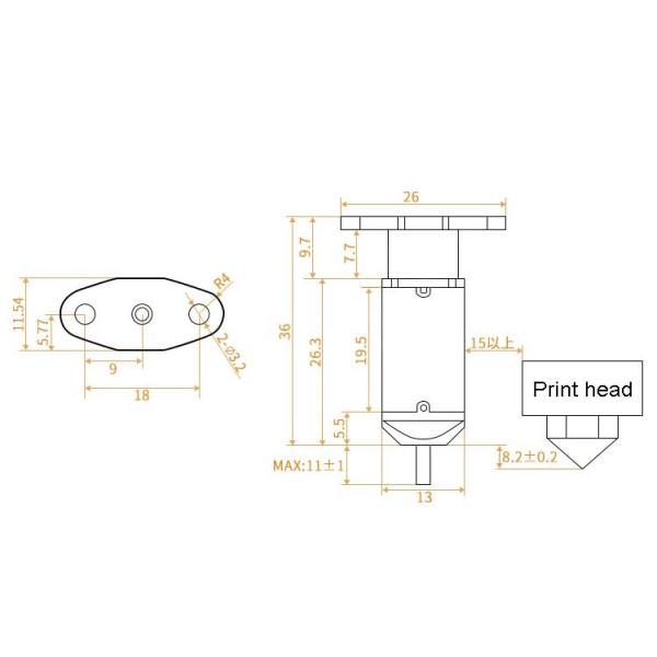 Multicolor 5V 15mA 3D Printer Leveling Sensor 3D Touch Auto Bed