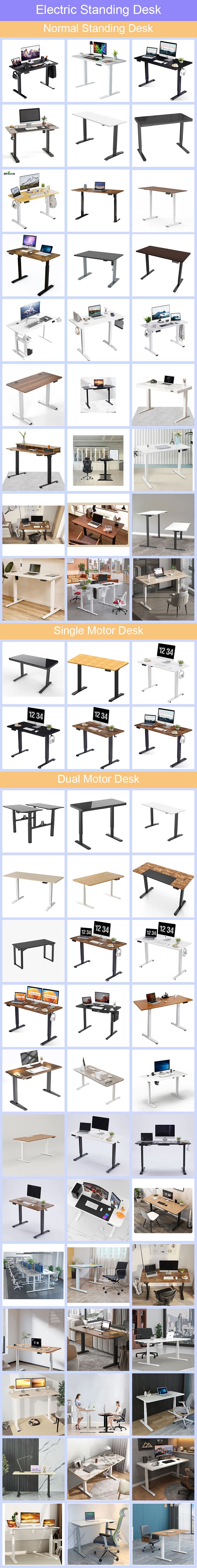 Electric Height Adjustable Desk for Office Furniture Small Computer Stand Study Table