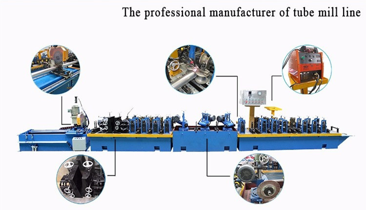 DB165 HF Straight Seam Welded Tube Mill Line Metal Tube & Rolling Mills