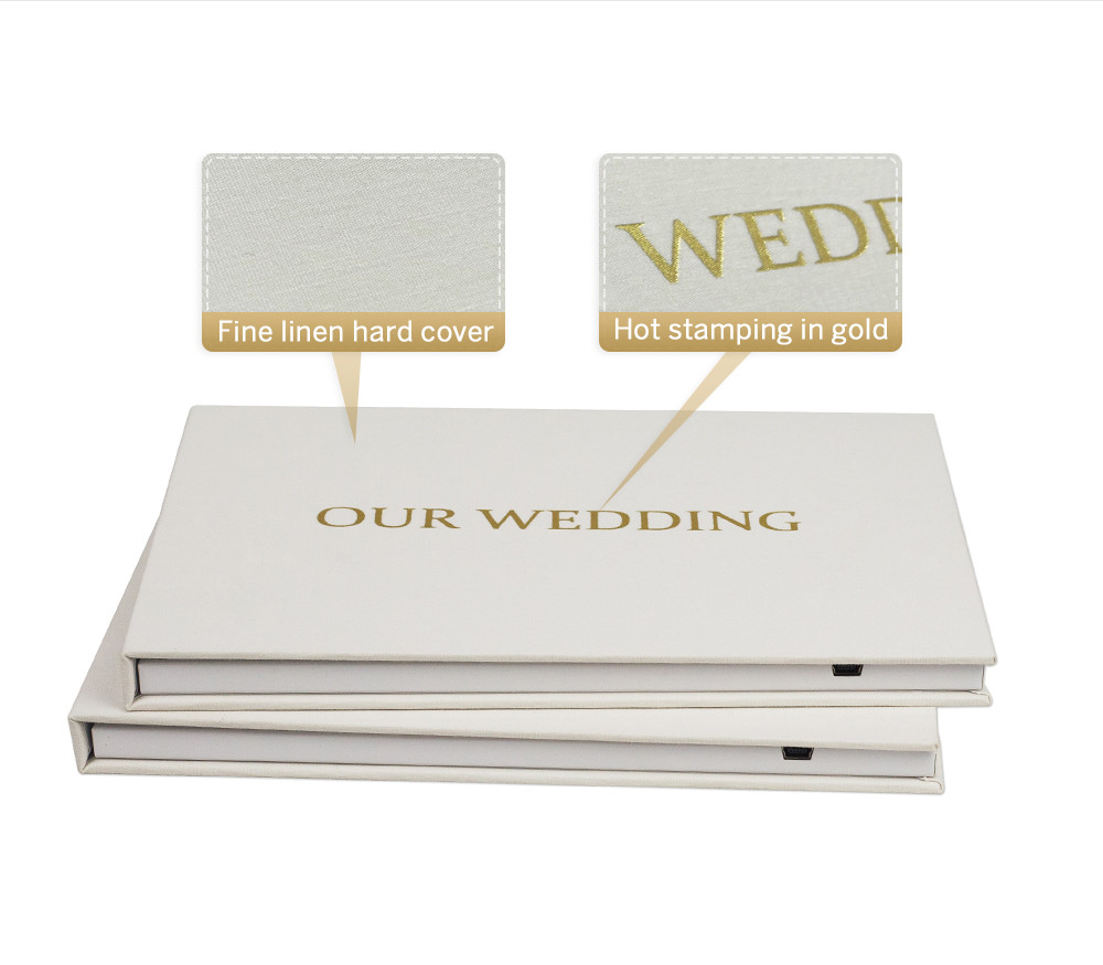 7Inch IPS screen Linen-Bound Digital Video Book Album Wedding Memories Motion Video Book