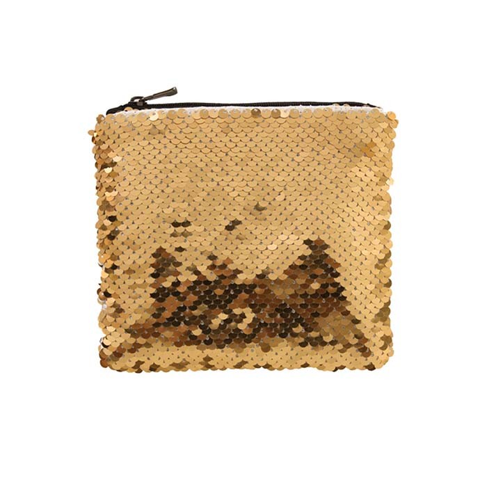 Customized Sparkling Sublimation Sequin Coin Purse For Sublimation Printing