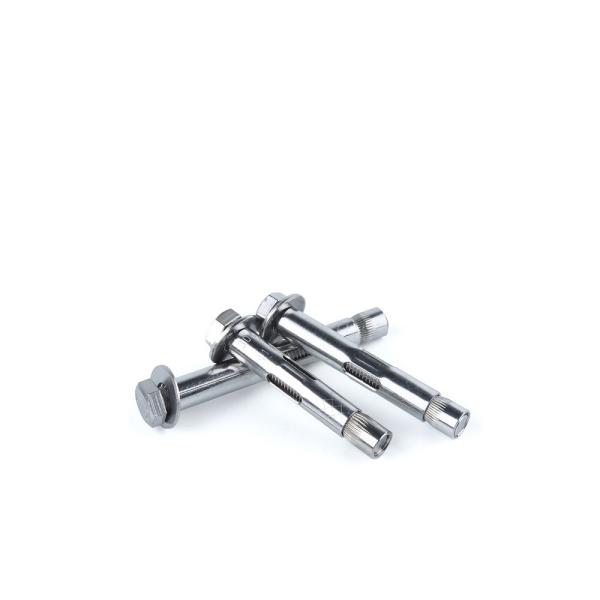 Long Stainless Concrete Anchor Bolts , Expansion Galvanized Concrete Sleeve