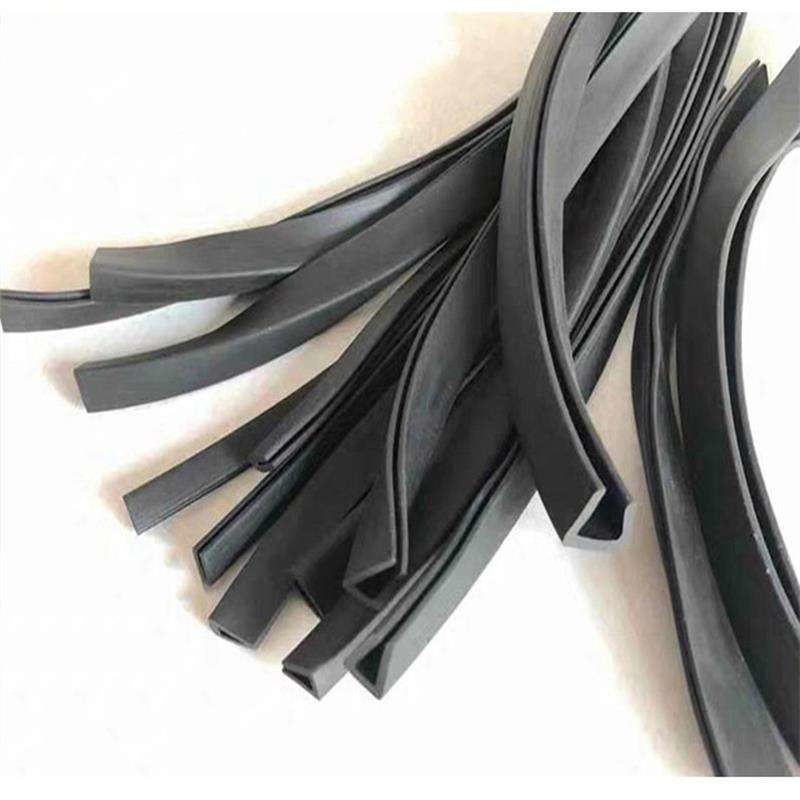 Glass Door Waterproof Rubber Seal Strip FKM PTFE Smooth Durable